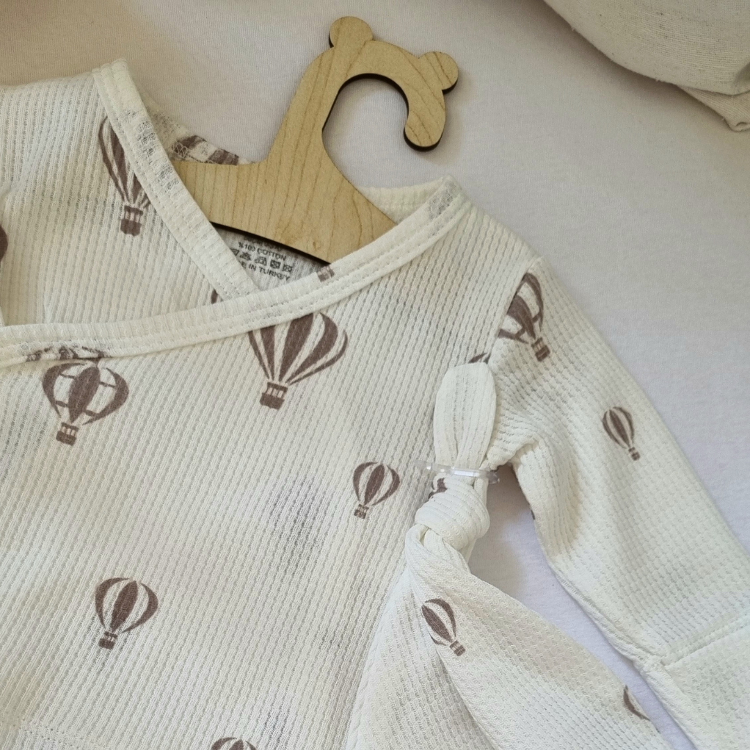 BALON DESENLİ TAKIM KREM